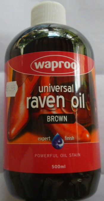 Waproo Raven Oil Brown "Waproo Raven Oil Waproo Leather Dye, Recolour of Shoes Bags Boots Belt